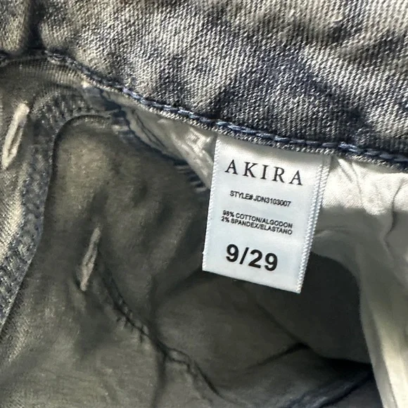 AKIRA Ruched Denim Jeans - Picture 5 of 6